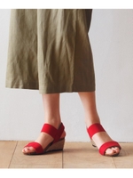 ウォーキングウェッジサンダル/レッド(062)
