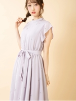 エンブロイダリーワンピース/ラベンダー