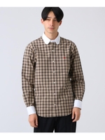 クレリックコットンボタンダウンシャツ/タバコブラウン(854)