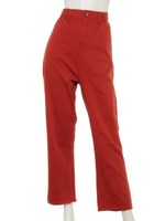 クロップドパンツ/レンガ