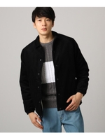 コーデュロイ 裏ボア コーチジャケット/ブラック(019)