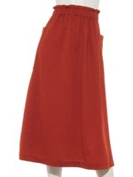 サイドポケットスカート/レンガ