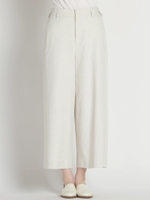 シェルタリングドライオックスクロップトパンツ/ベージュ