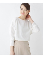 ジャージボーダープルオーバー/ホワイト(002)