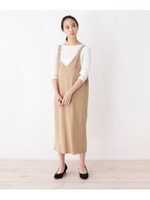 ジャンパースカート/ライトベージュ(051)