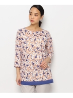 ジュピターフラワー　プリントジャージ/ライトオレンジ(166)