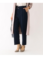 ダブルピンタック テーパードパンツ/ネイビー(093)