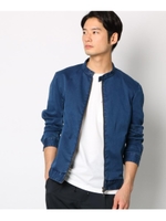 トルコデニムライダースブルゾン/ネイビー(093)