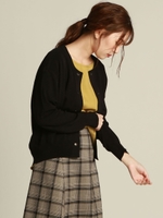 ニットブルゾン/ブラック