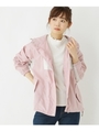 バイカラーフーデットブルゾン/ベビーピンク(571)