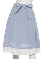 バイカラーフレアーSK/パウダーブルー