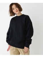 ビッグシルエット 長袖 Tシャツ/ブラック(019)