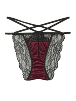 ファインレース 単品ショーツ/RED