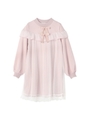 ファンタジーチュールミニワンピース / mille fille closet/ピンク