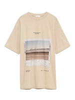 フロントフォトTシャツ/BEG