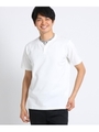 ヘンリーネックレイヤードTシャツ　Fabric by Liberty(R)/ホワイト(001)