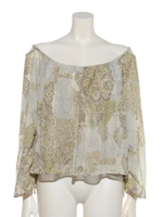 ペイズリースカーフキャミBL/イエロー