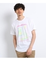 リラックス柄Tシャツ/ホワイト(001)