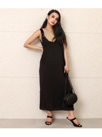 リングストラップワンピース/ブラック(027)