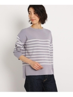 レーヨン混クルーネックニット/グレー(312)