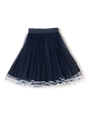 ロマンティックレースリボンテープスカート / mille fille closet/ネイビー