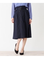 ロングトレンチスカート(SOLOTEX(R))/ネイビー(093)