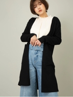 ワッフルカーデ/ブラック