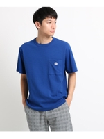 ワンポイントポケTシャツ/ブルー(092)