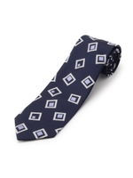 ヴィンテージ小紋柄 ネクタイ/ネイビー(593)