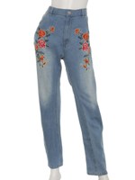 刺しゅう入りデニム立体ＰＴ/ブルー