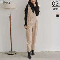 ショルダーリボン付オールインワン