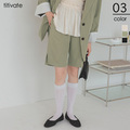 ストレートシルエットハーフパンツ