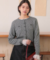 胸ポケットニットカーディガン