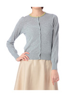 ストーンビジュー付きニットカーディガン