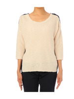 バック切り替えニットプルオーバー