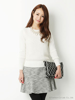 ツイードフレアミニスカート