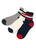 ローゲージパイルソックス3足SET