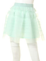 オーガンジータックスカート