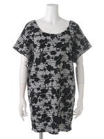 フラワーチェックDRESS-T