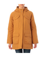 中綿入りジップアップコート