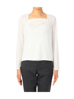 [L]スクエアドレーププルオーバー