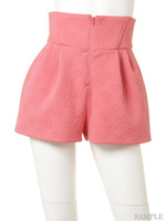 フロントジップタックショートパンツ