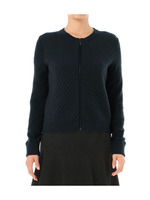 [L]キルティングニットカーディガン