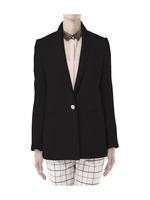 [T]ダブルクロスロングテーラードジャケット