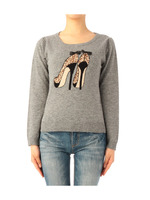 ハイヒール柄ジャカードニット