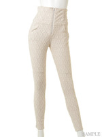 レーススキニーパンツ