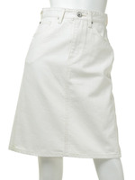 【CASUAL】デニムフレアミディアムSK