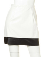 カラーブロックスカート