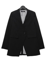 カラーレスロングジャケット