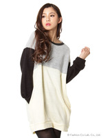 ツイード切替チュニック